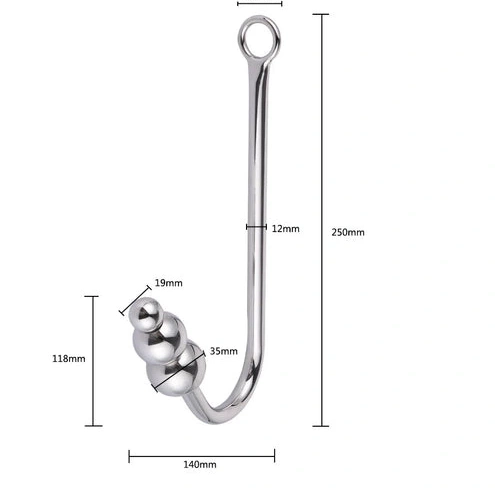 5334 with Anal Collar Hook Elegant and Cuffs Beaded 0218